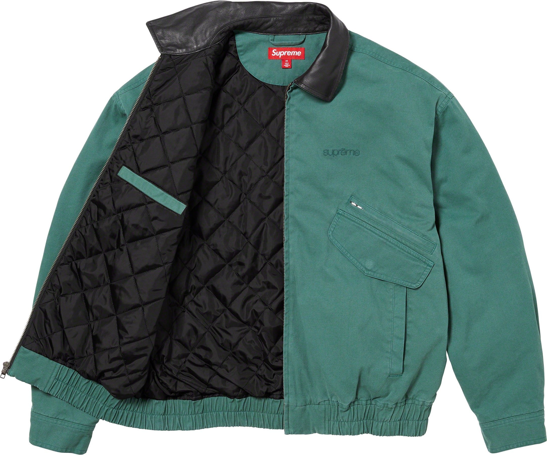 Leather Collar Utility Jacket view 25